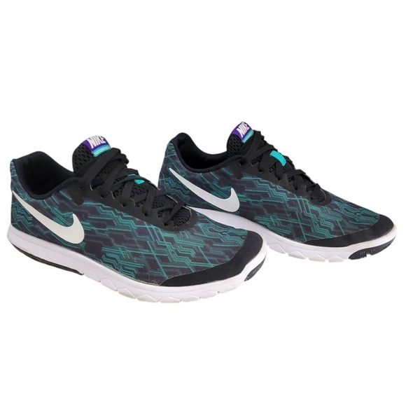 Nike Womens Green and White Activewear Running Shoes Size 8.5 - Picture 1 of 14